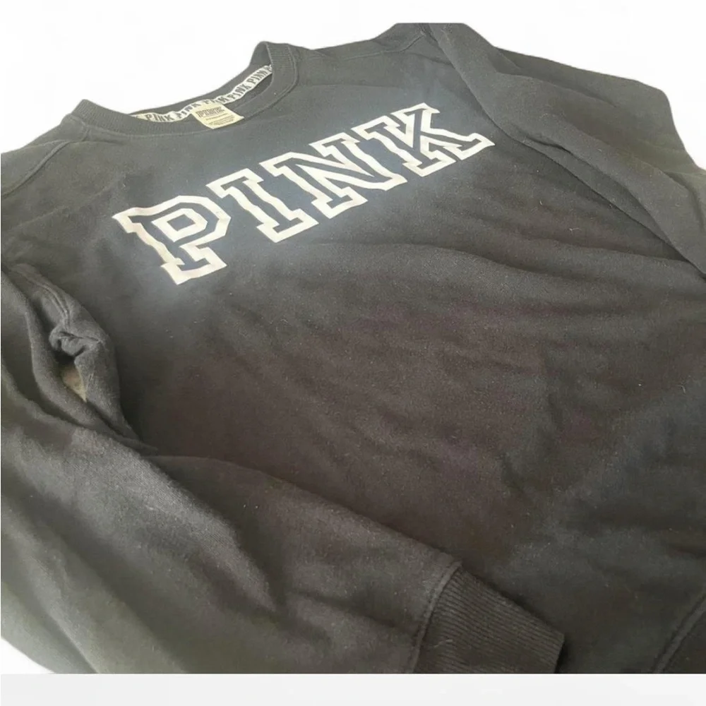 Victoria's Secret PINK versatile women’s black sweatshirt size small